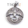 COLGANTE DE ACERO INOXIDABLE EN FORMA DE AGUILA VIKINGA 35 MM