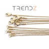 Cadena Acero inoxidable Paloma Dorada 1.5mm