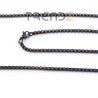 Cadena de Acero Inoxidable Titanio Negra