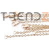 Cadena Dorada de Acero Inoxidable 2mm