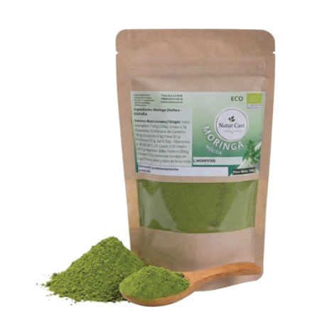 Moringa en Polvo Ecológica – 50 g,
