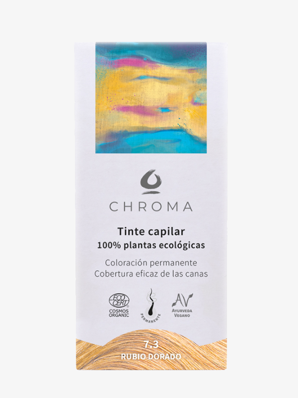 Tinte Capilar Natural Rubio Dorado 7.3 - Tienda Online de Productos Naturales y Ecológicos