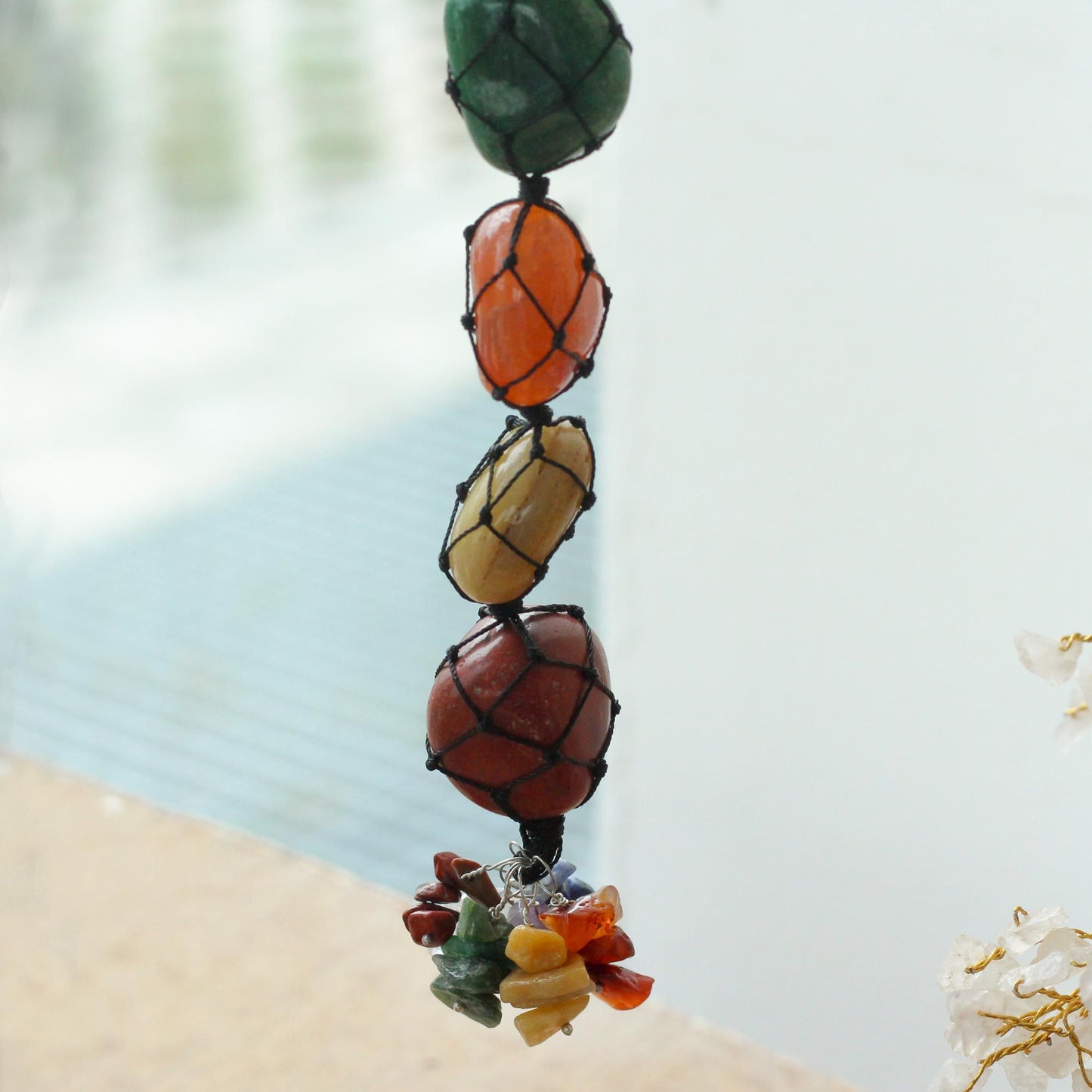 Colgante Piedra Chakra - Siete Chakras - Tienda Online de Productos Naturales y Ecológicos