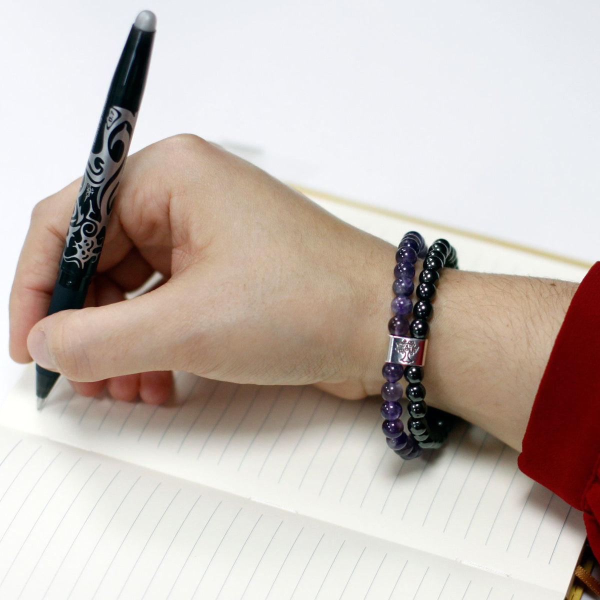 Pulsera de Piedras Preciosas Magnéticas - Amatista - Tienda Online de Productos Naturales y Ecológicos