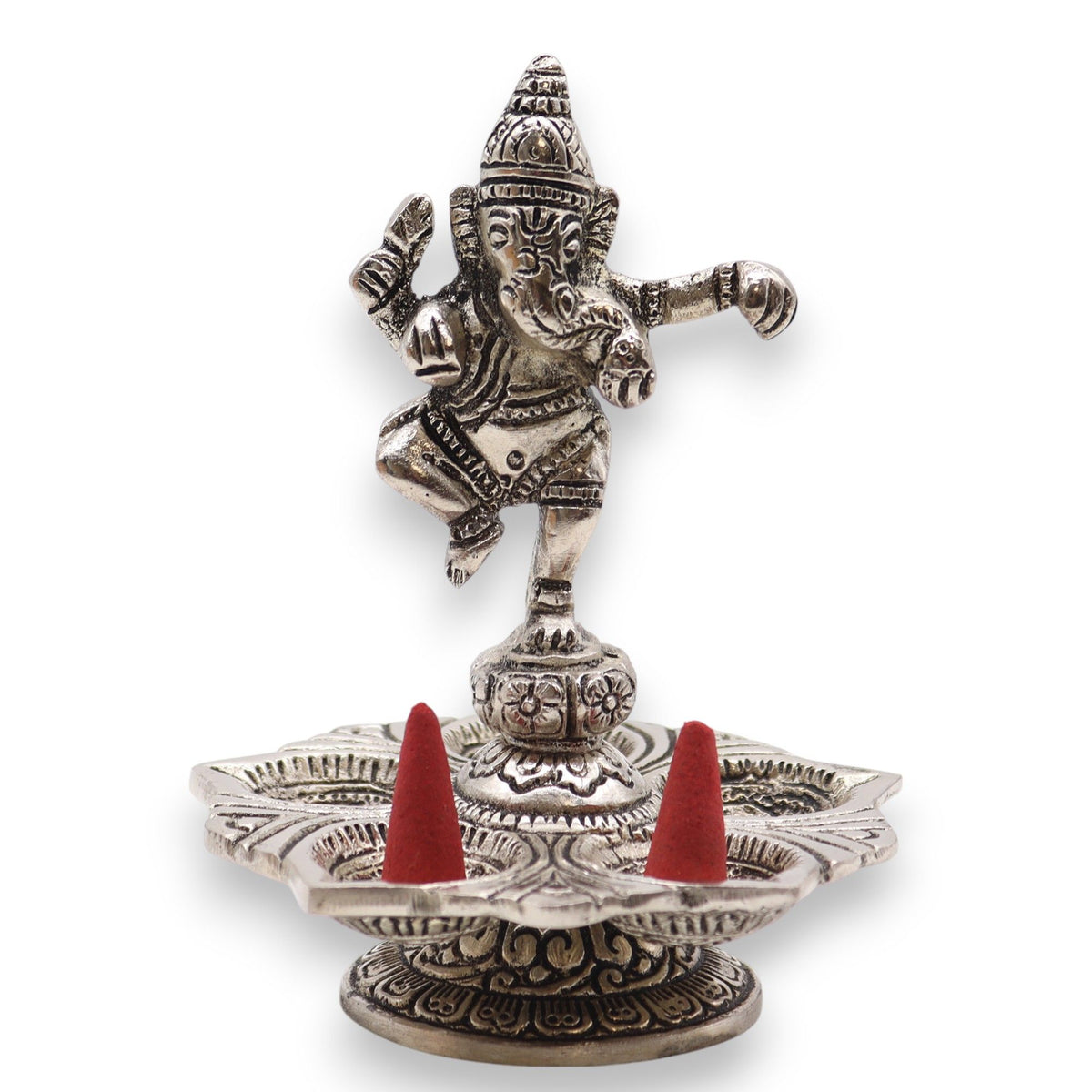 Porta-incienso Ganesha Danzante 14x10cm - Tienda Online de Productos Naturales y Ecológicos