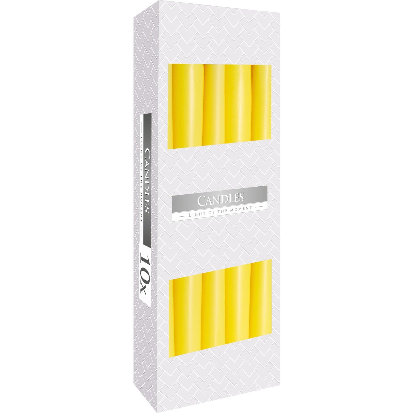 Velas Cónicas - Amarillas - Tienda Online de Productos Naturales y Ecológicos