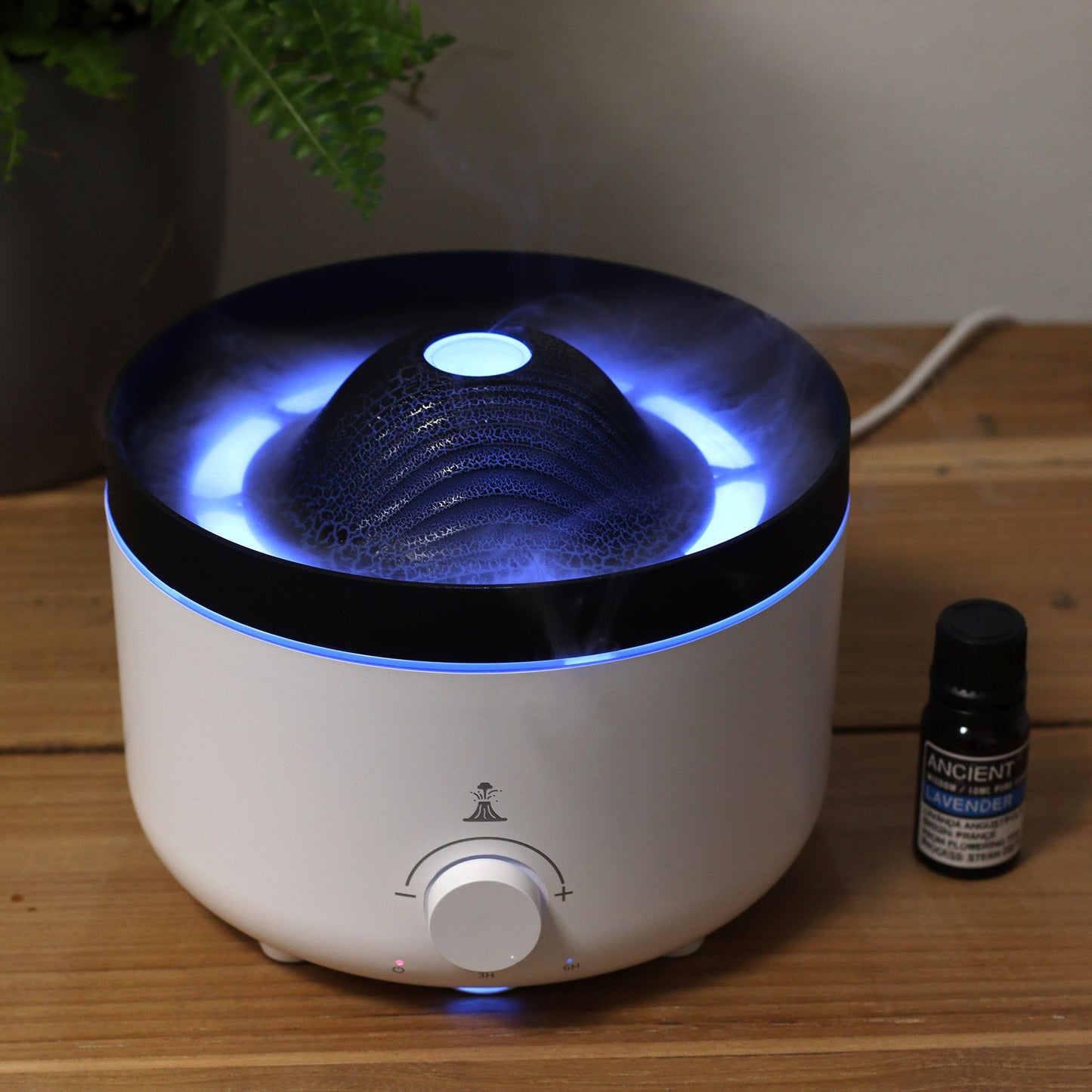 Large Volcano Effect Aroma Diffuser (plug) Two Colours - Tienda Online de Productos Naturales y Ecológicos