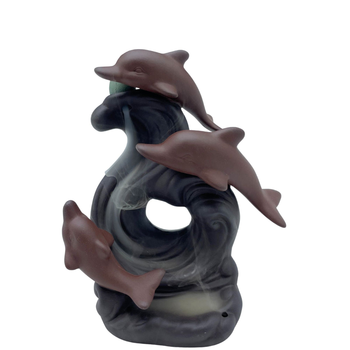 Quemador de Incienso de Reflujo - Ola de Delfines - Tienda Online de Productos Naturales y Ecológicos