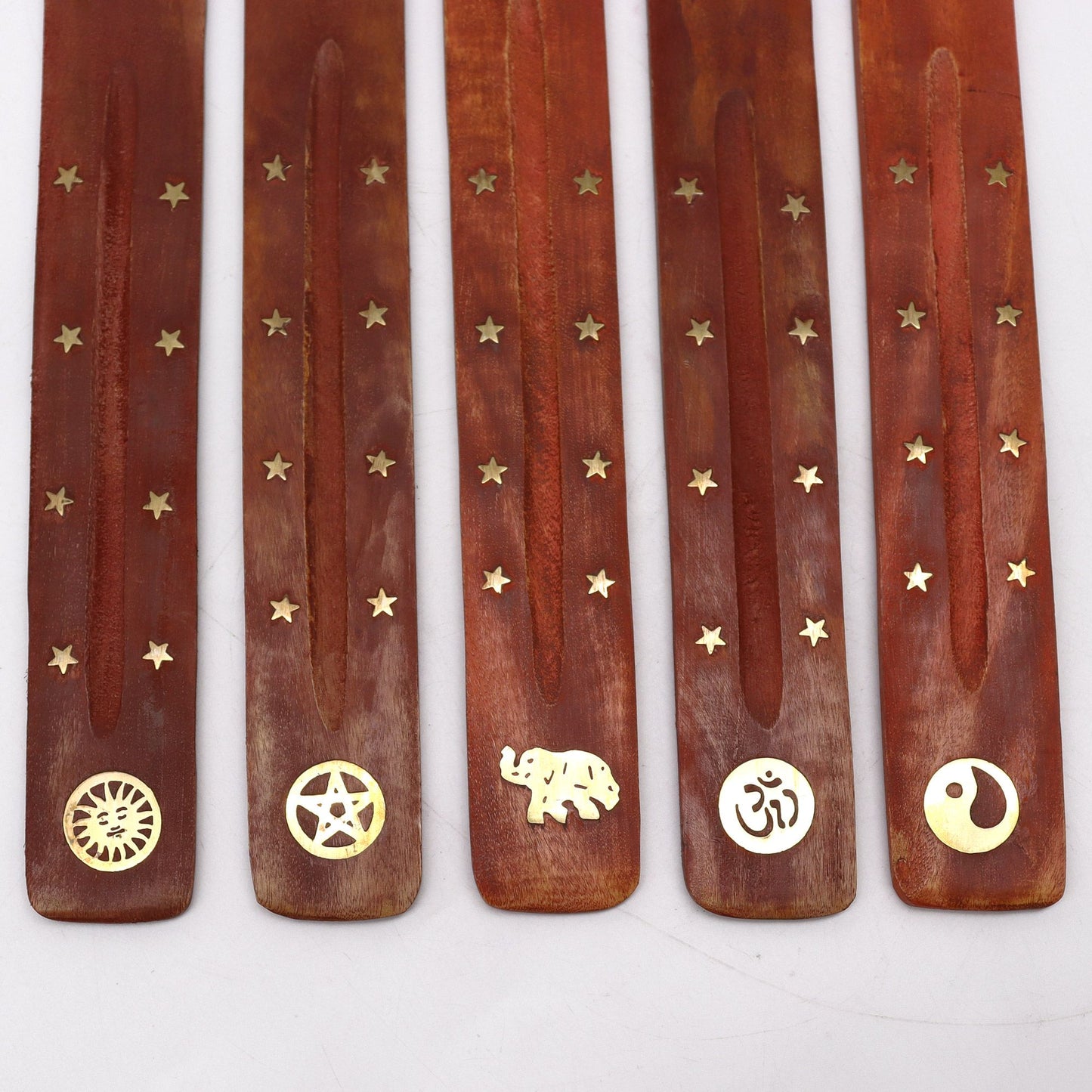 Brass Inlaid Ashcatcher - Mango Wood - Tienda Online de Productos Naturales y Ecológicos