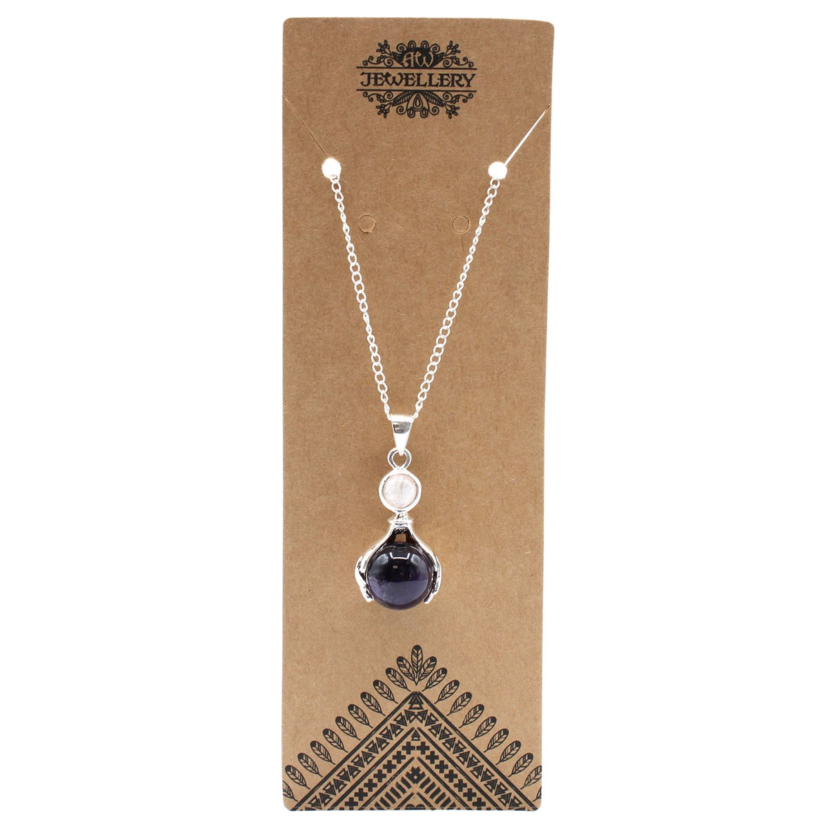 Colgante de Manos Curativas de Piedras Preciosas - Amatista - Tienda Online de Productos Naturales y Ecológicos