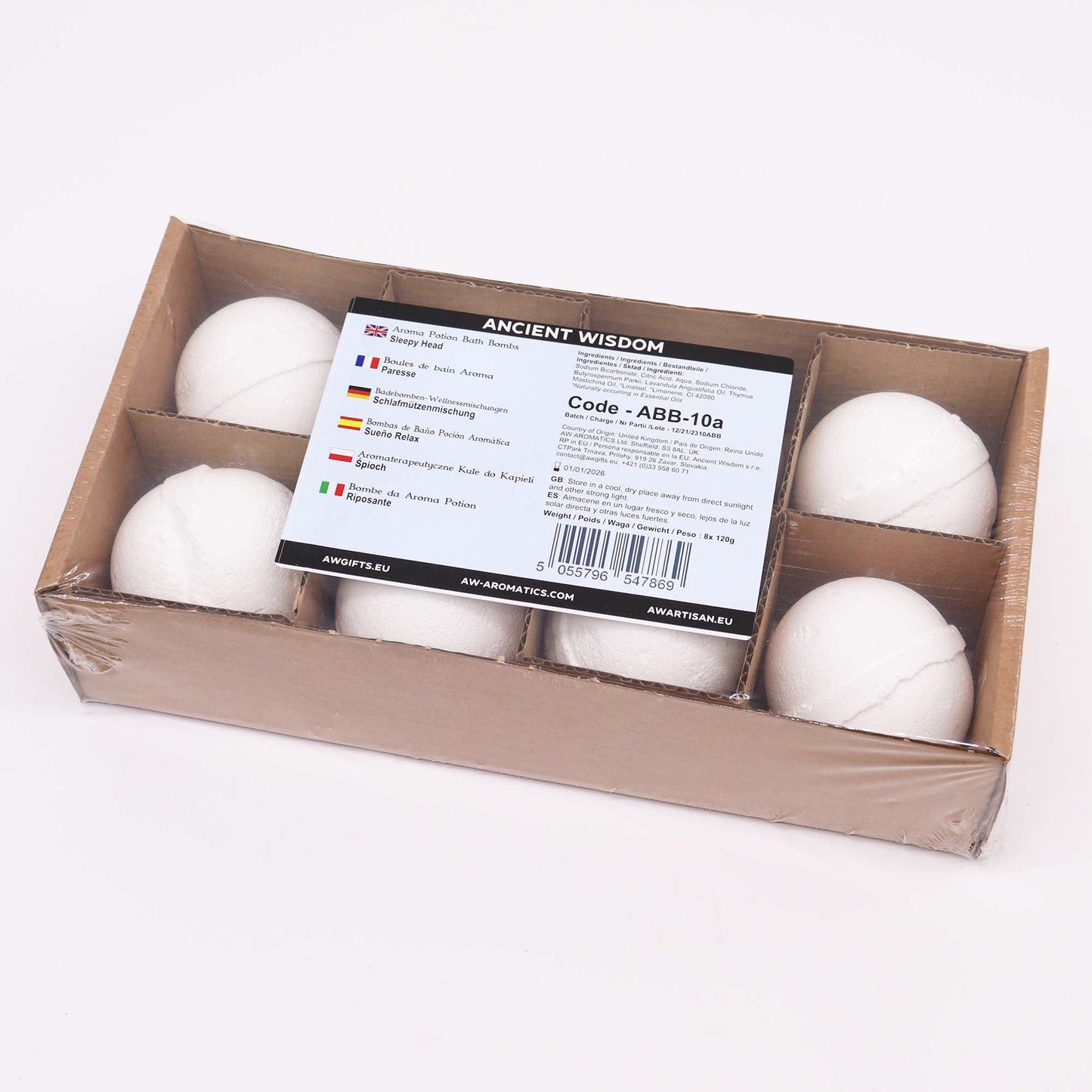 Bomba de baño con pocion - Cabeza somnolienta - Tienda Online de Productos Naturales y Ecológicos