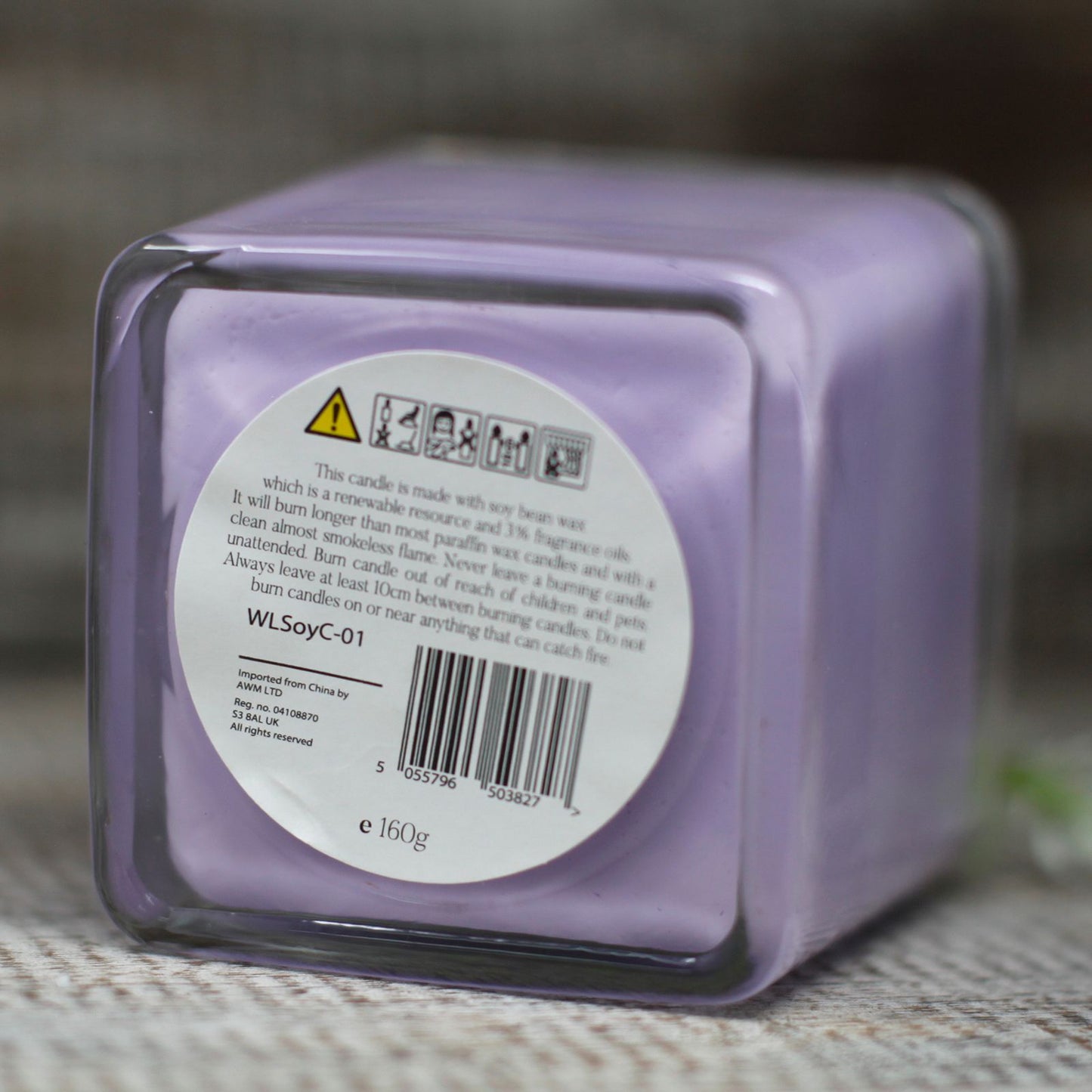 Velas de Soya sin Etiqueta- Fig & Cassis - Tienda Online de Productos Naturales y Ecológicos