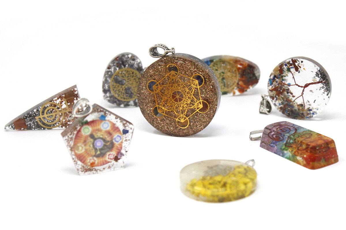 Colgante de Orgonita - Bloque de poder en la cúpula - Tienda Online de Productos Naturales y Ecológicos