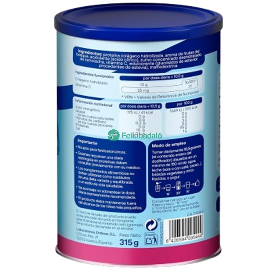 Colageno Sabor Frutas Bosque Classic SinGluten 300g Colnatur
