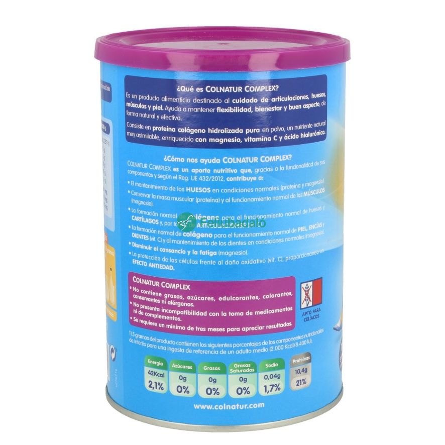 Colageno Complex Sabor Frutas del Bosque SinGluten 345g Colnatur