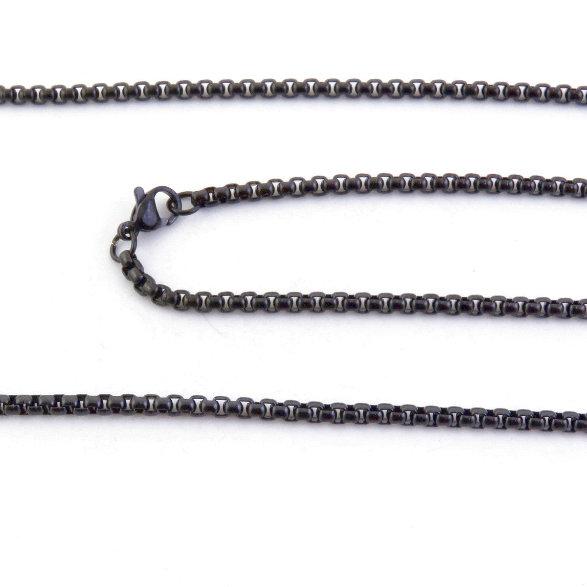 Cadena de Acero Inoxidable Titanio Negra