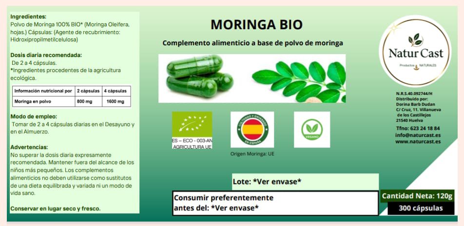 Moringa Cápsulas
