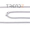 Cadena de Acero Inoxidable de Titanio Plateada 3mm