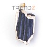 COLGANTE DE TURMALINA NEGRA CON GANCHO DORADO DE BISUTERÍA 2-4 CM APROXIMADAMENTE