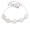 PULSERA DE ACERO INOXIDABLE DE 17 + 3 CM CON DIJES DE SAN BENITO DE 11 MM