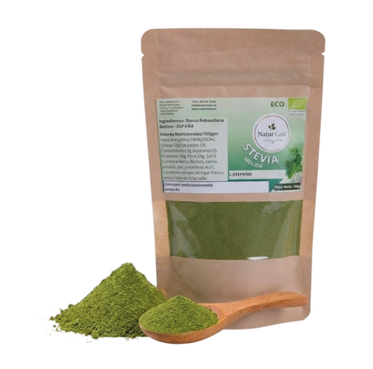Stevia Ecológica Polvo (50 g, 100 g o 500 grs) - Tienda Online de Productos Naturales y Ecológicos