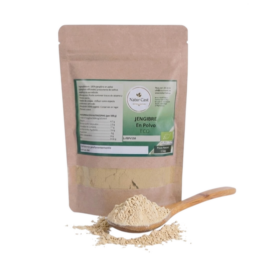 Jengibre en polvo ecológico(150 g) - Tienda Online de Productos Naturales y Ecológicos