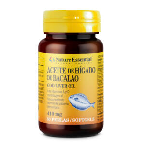 Aceite de hígado de bacalao 410 mg. 50 perlas