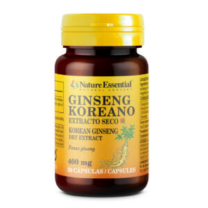 Ginseng koreano 400 mg. 50 cápsulas