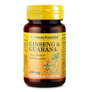 Ginseng & guaraná 400 mg. 50 cápsulas