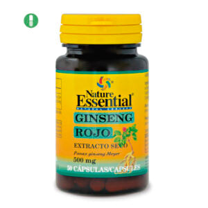 Ginseng rojo 500 mg. 50 cápsulas