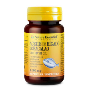 Aceite de hígado de bacalao 1000 mg. 30 perlas