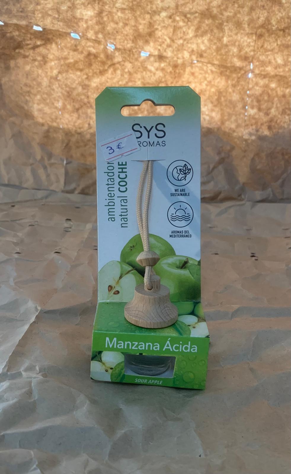Ambientador Natural para Coche – Manzana Àcida - Frescura en Cada Trayecto