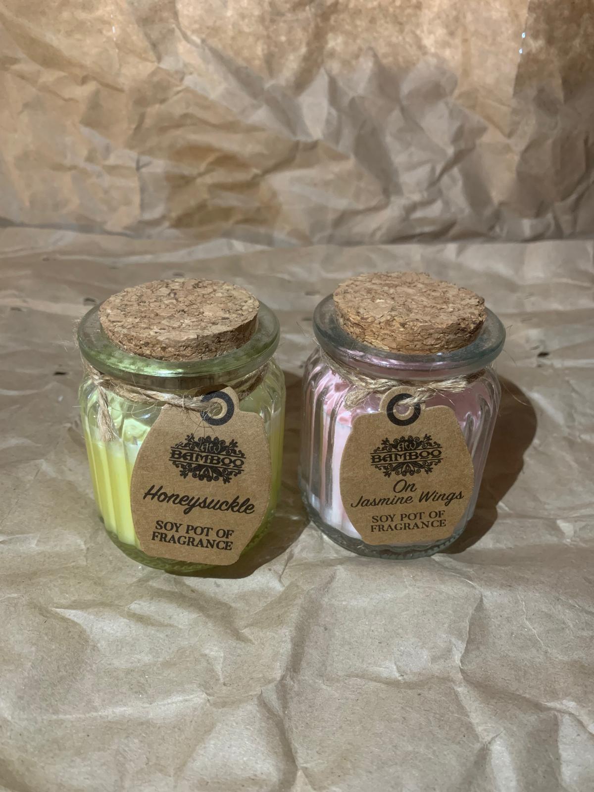 Pack 2 Velas Naturales en Tarro de Cristal – Luz y Aroma Natural