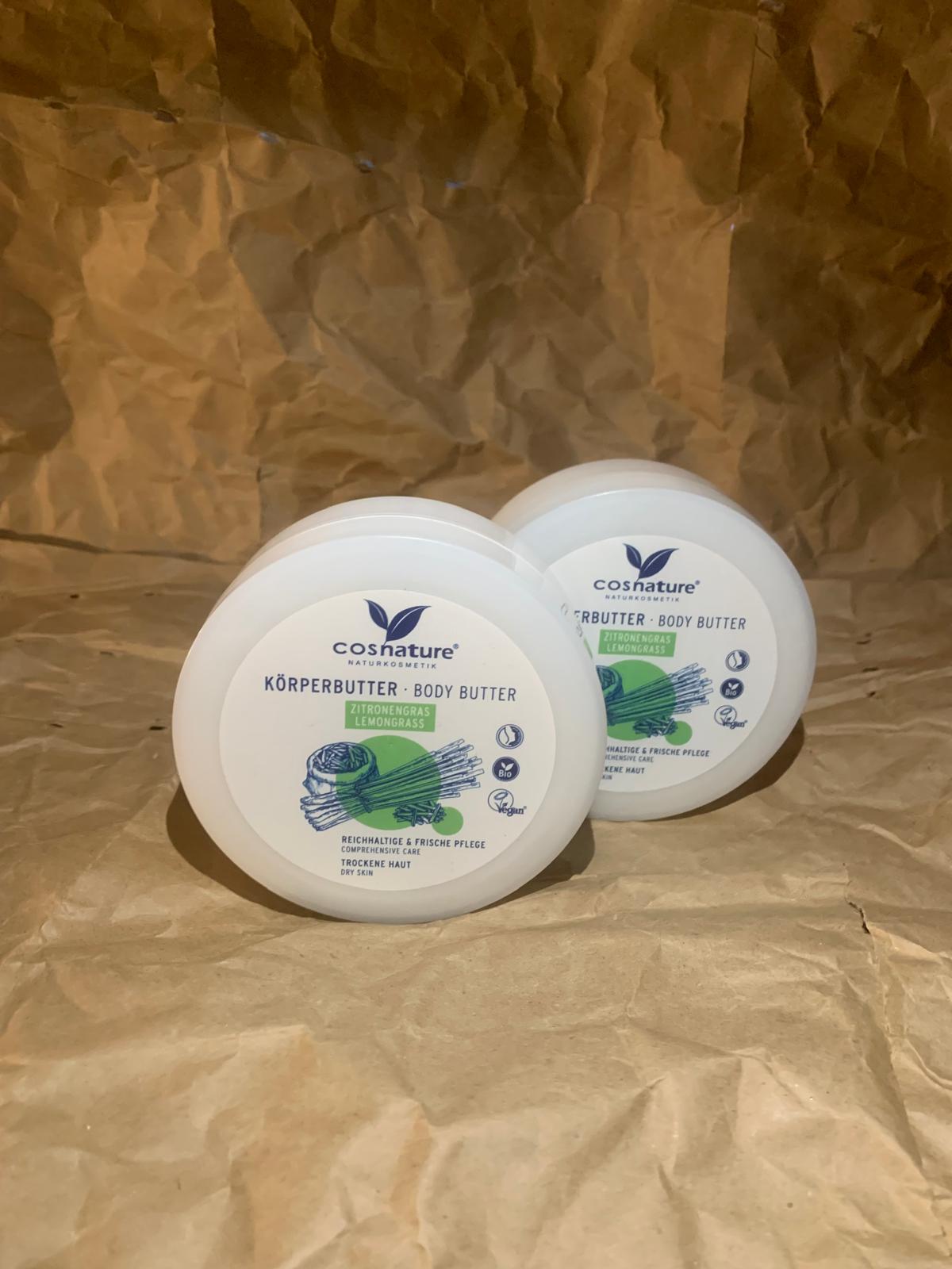 Pack 2 Mantecas Corporales Lemongrass Bio Cosnature – Hidratación Natural y Energizante