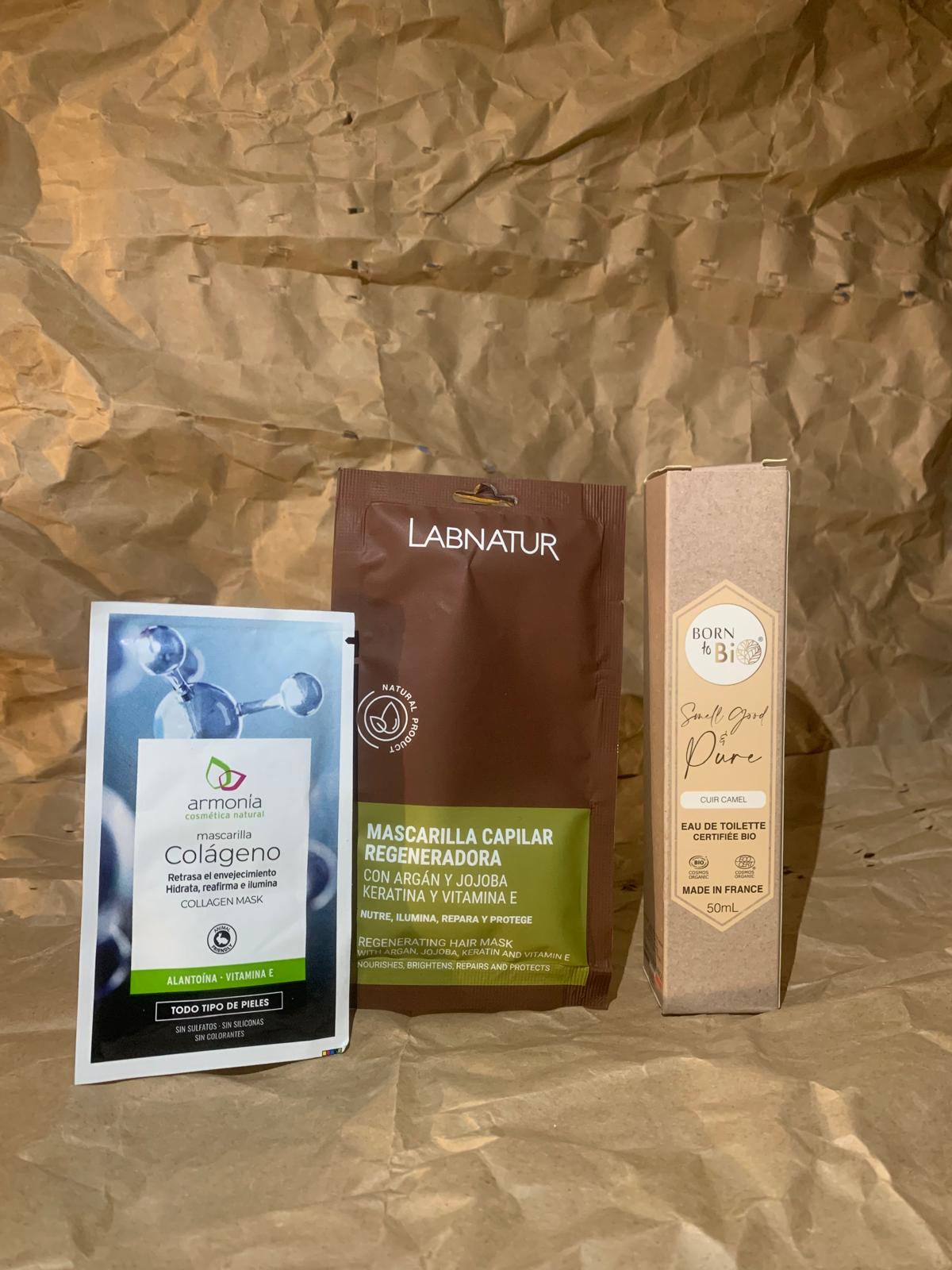 Pack Cuidado Natural – Agua de Colonia, Mascarilla Capilar y Mascarilla Facial