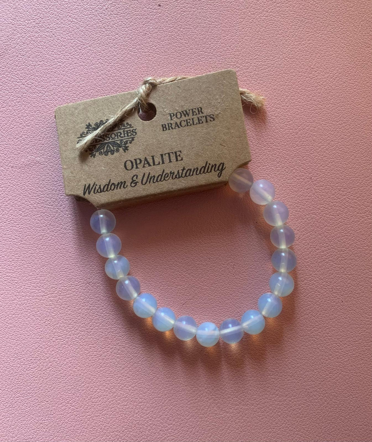 Pulsera Manifestación – Opalite para Claridad y Armonía