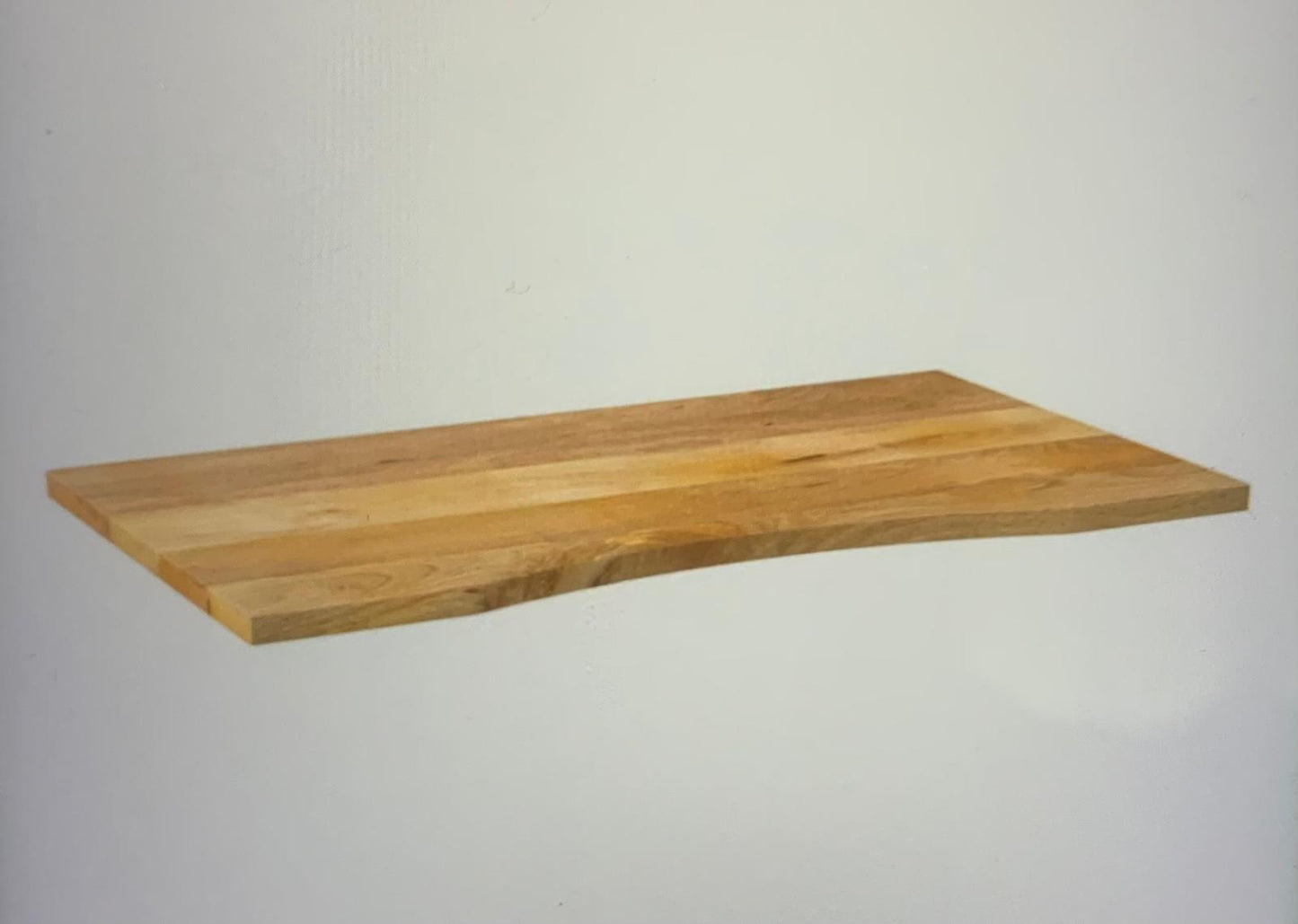 Mesa de Comedor Artesanal de Madera Maciza con Borde Natural – 160 × 82 cm