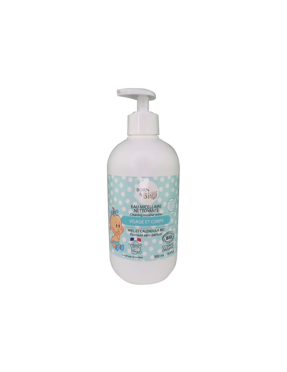 Agua Limpiadora Bebé Bio 500 ml