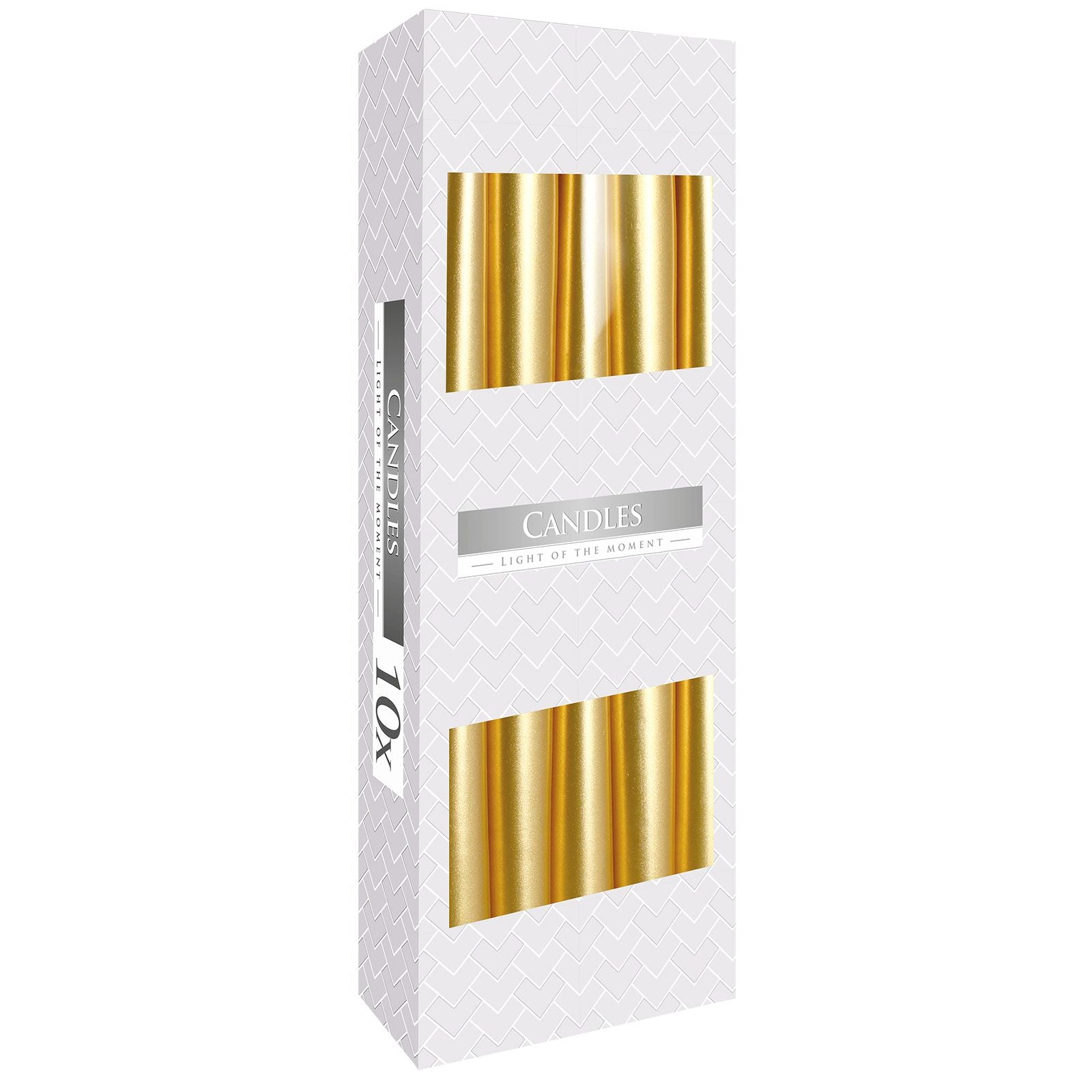 Velas Cónicas - Oro - Tienda Online de Productos Naturales y Ecológicos