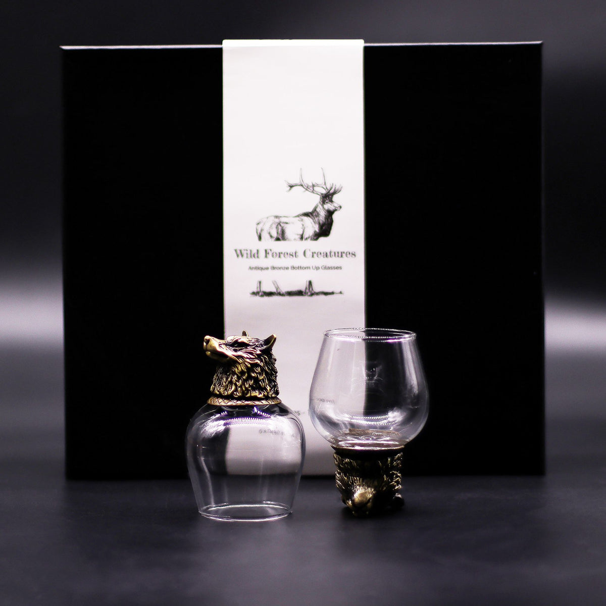 Set de regalo de 6 vasos (50ml) - Criaturas Místicas - Bronce Antiguo