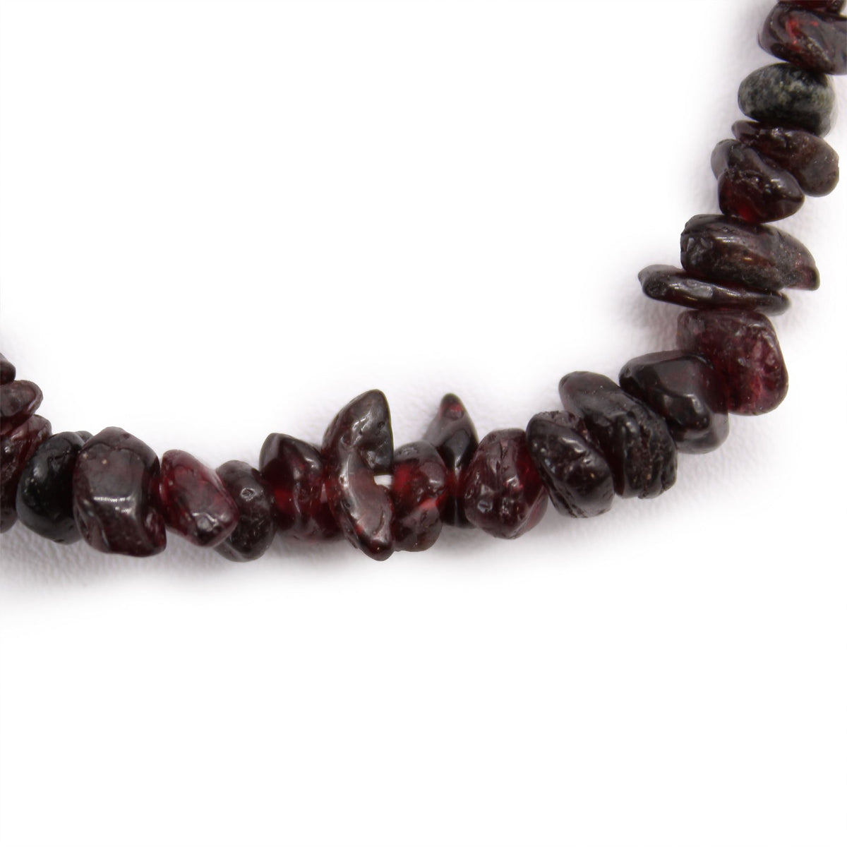 Pulsera Fragmentos de Piedras Preciosas - Granate de sangre - Tienda Online de Productos Naturales y Ecológicos