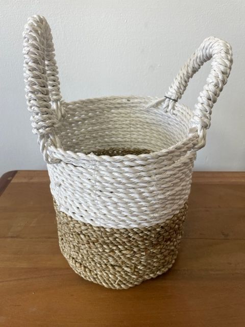 Juego de cestas de algas marinas - Blanco natural - Tienda Online de Productos Naturales y Ecológicos