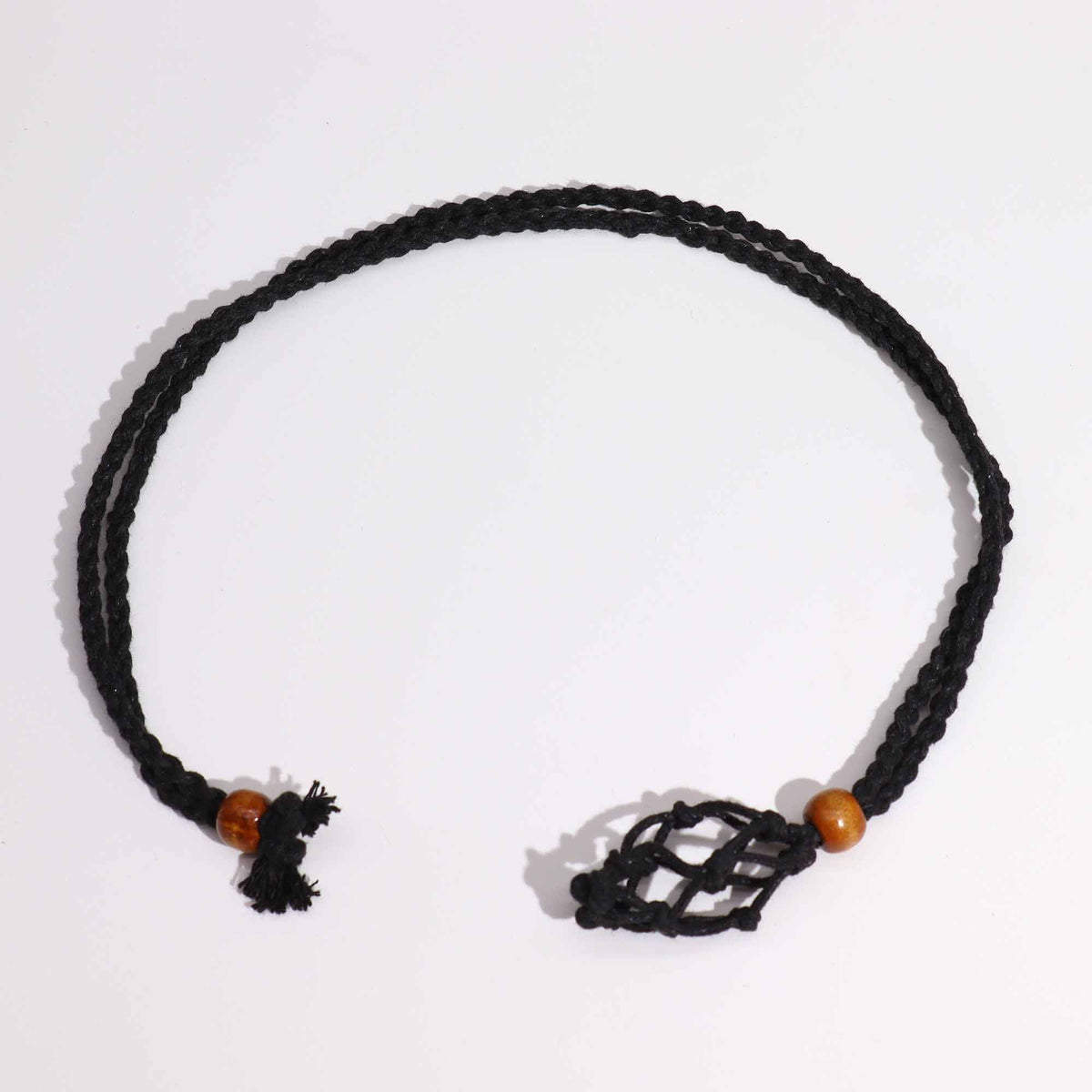 Cordones para Collar de Pieras Preciosas 45 cm - Negro - Tienda Online de Productos Naturales y Ecológicos