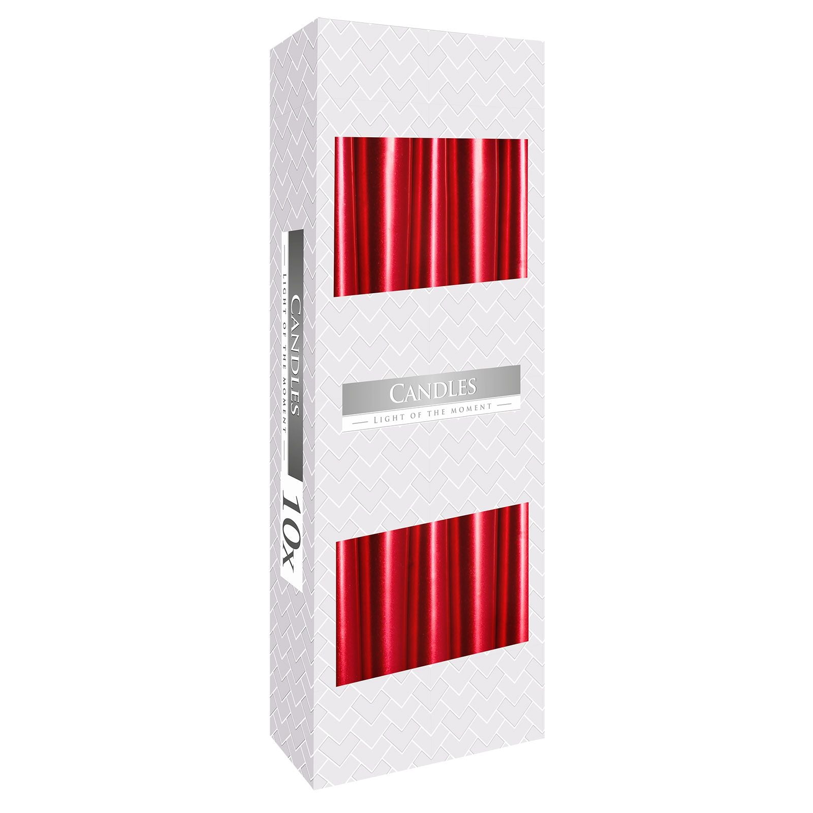 Velas Cónicas - Rojo Metálico - Tienda Online de Productos Naturales y Ecológicos