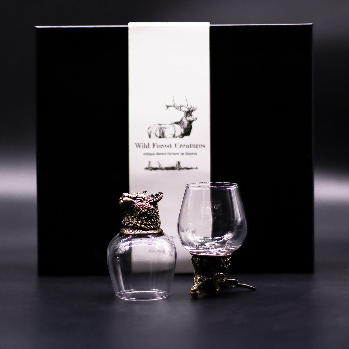 Set de regalo de 6 vasos (50ml) - Criaturas Místicas - Bronce Antiguo