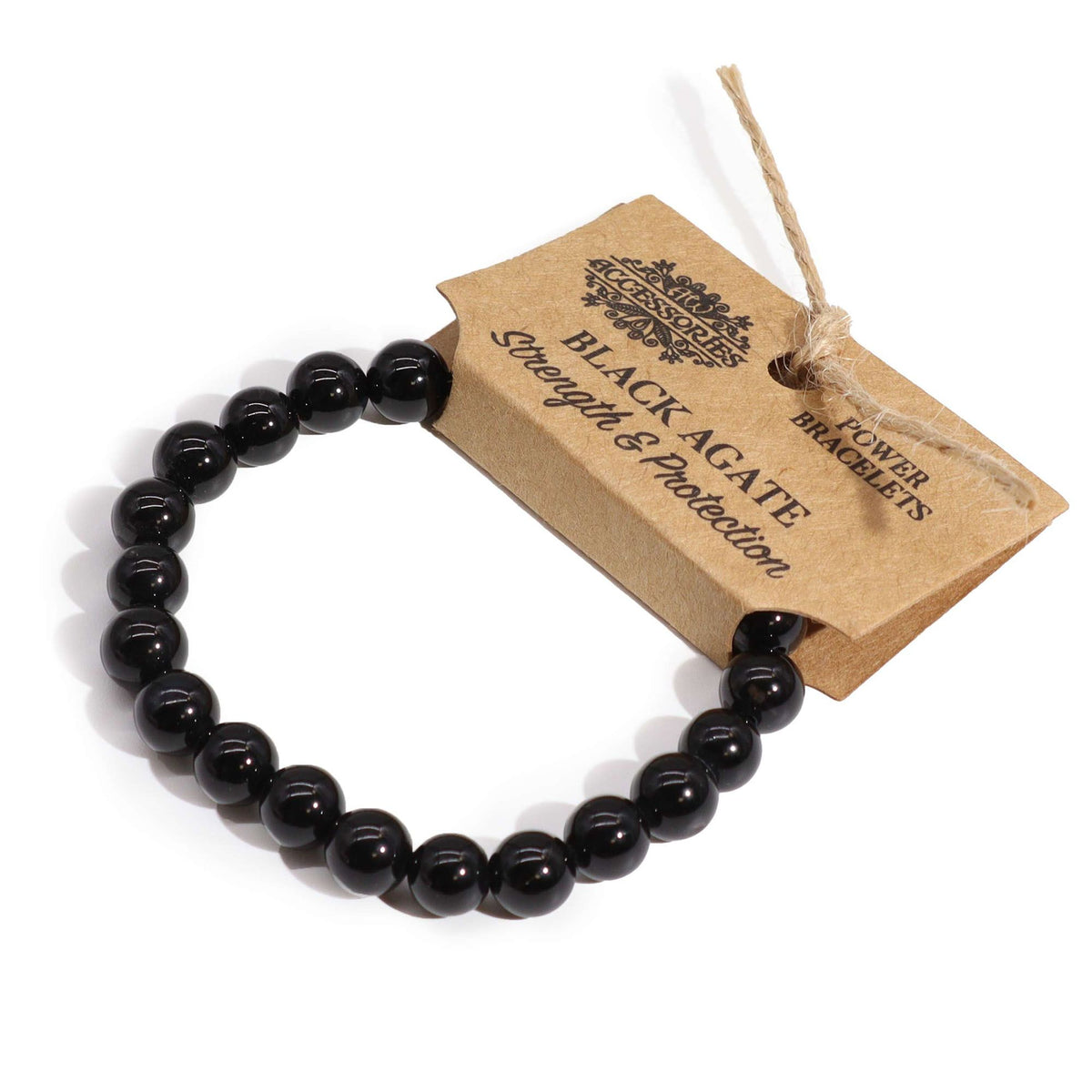 Brazalete de Energía - Ágata negra - Tienda Online de Productos Naturales y Ecológicos