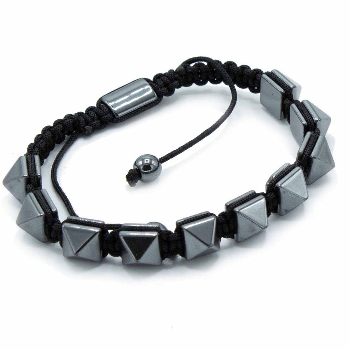 Pulsera Magnética Shamballa de Hematita -  Tachuelas - Tienda Online de Productos Naturales y Ecológicos