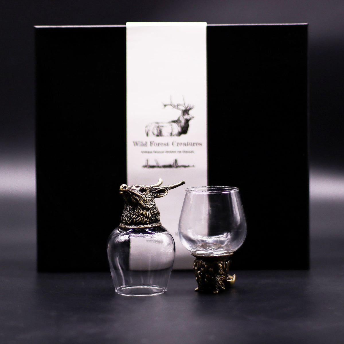 Set de regalo de 6 vasos (50ml) - Criaturas Místicas - Bronce Antiguo