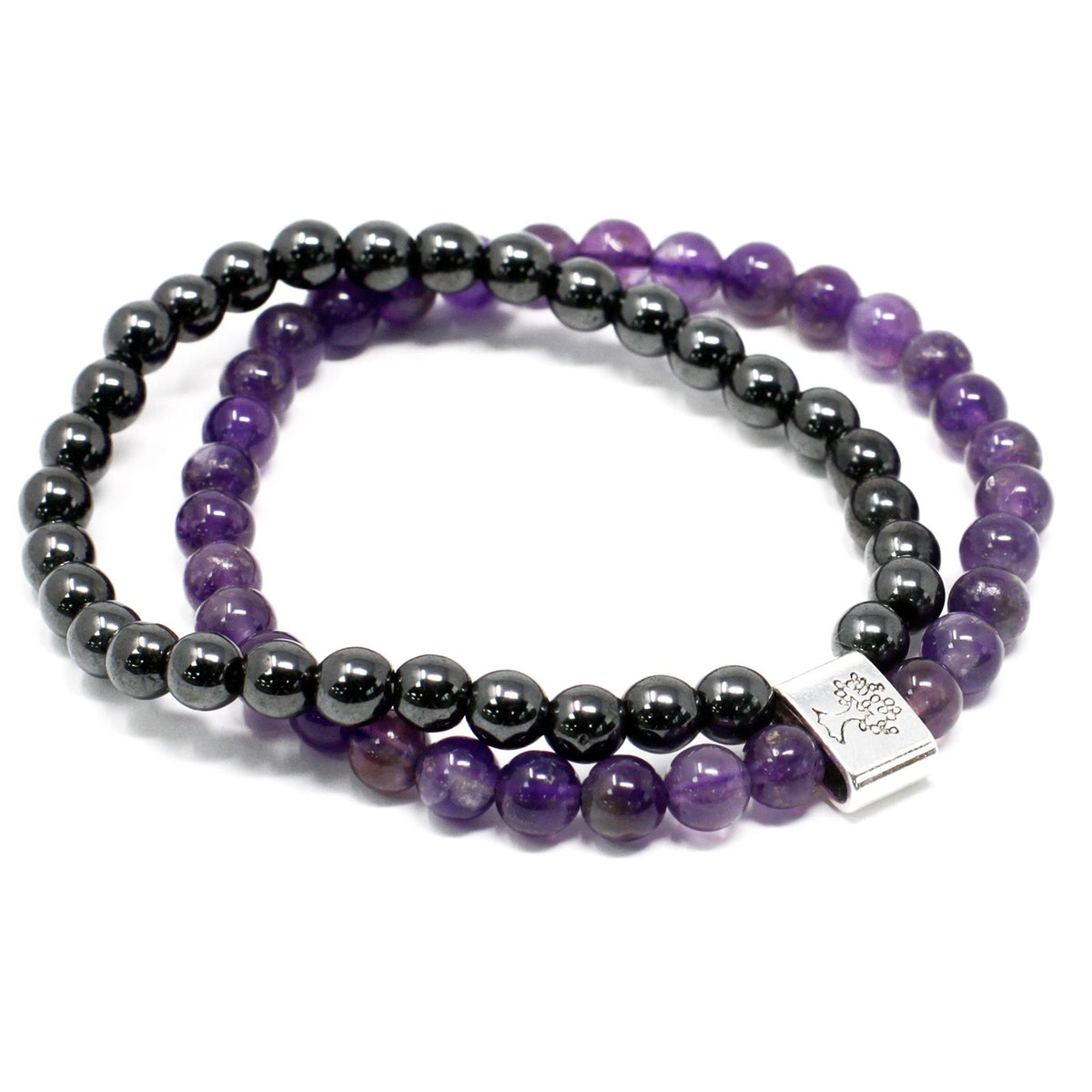 Pulsera de Piedras Preciosas Magnéticas - Amatista - Tienda Online de Productos Naturales y Ecológicos