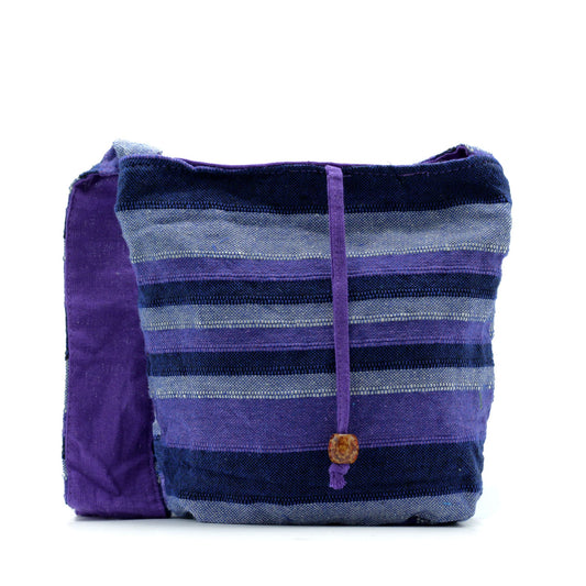 Bolsa bandolera Nepal - Azul marino - Tienda Online de Productos Naturales y Ecológicos
